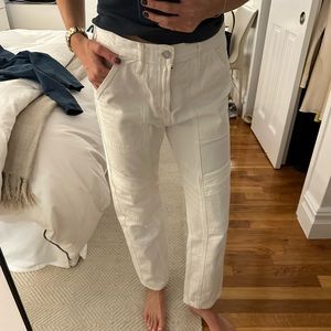 AGOLDE White Cargo Pants